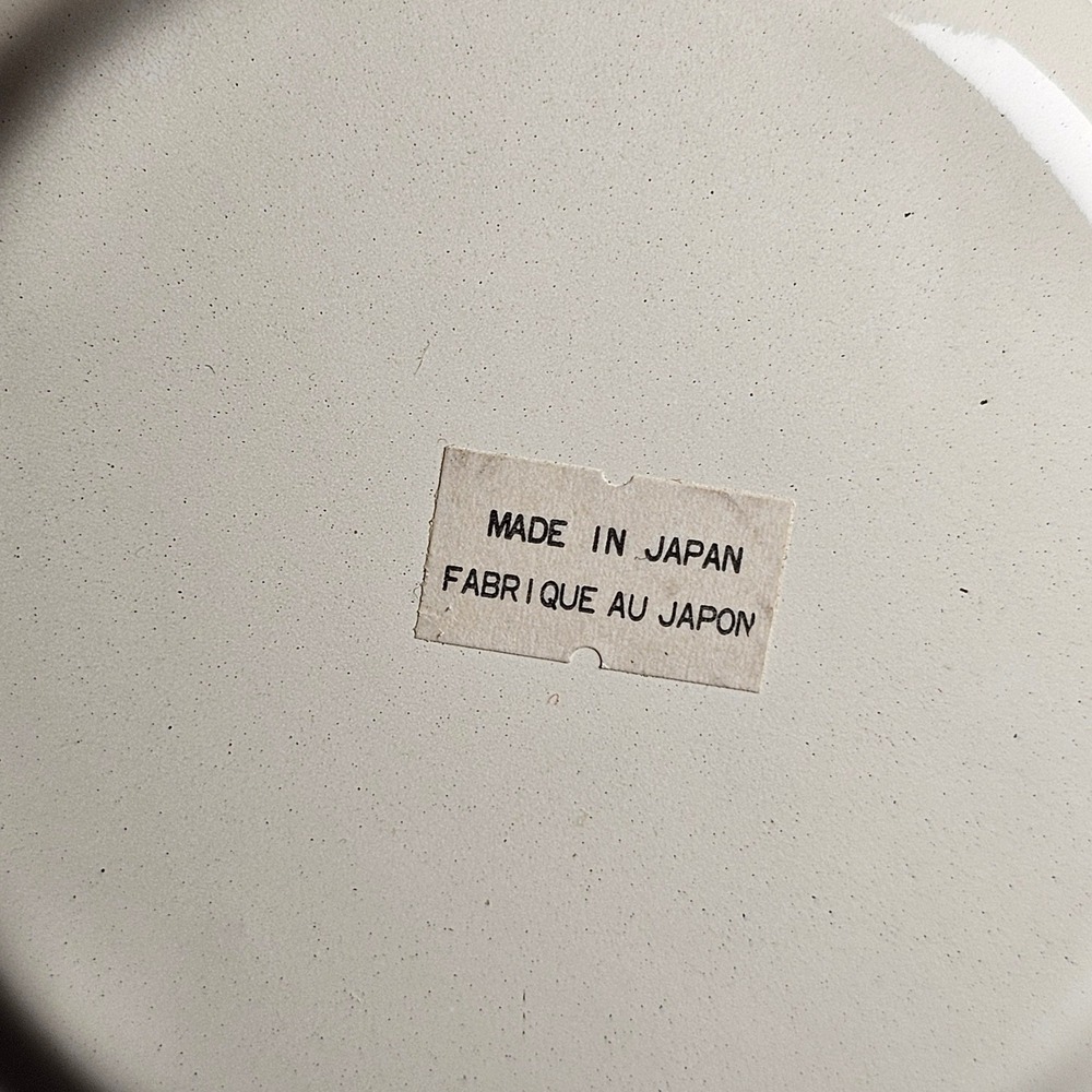 MCM 1970s Enamel‎ Fondue Pot Cottagecore Yellow Floral Poppies Japan Analog - Picture 4 of 10